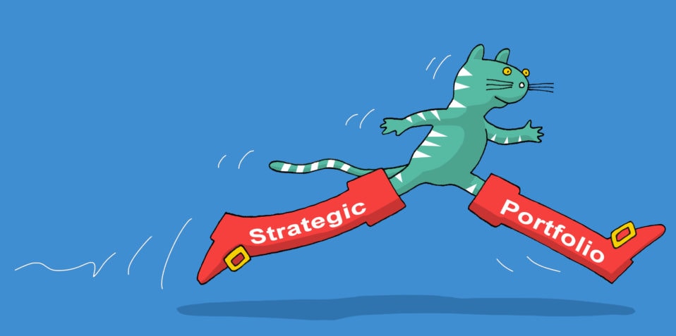 Strategic Portfolio Management, Strategie, Katze in Stiefeln